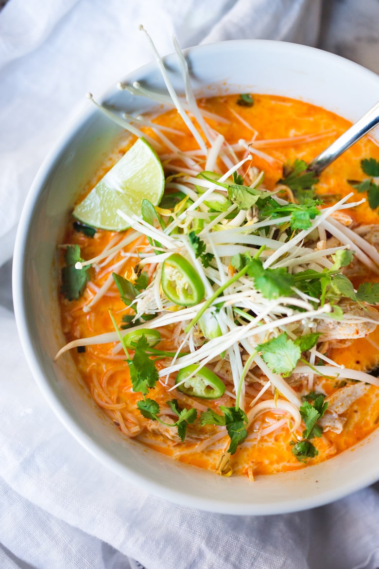 Chicken & Prawn Laksa - YummyMummy Fitness