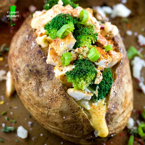 Baked Potato - Quick Lunch - YummyMummy Fitness